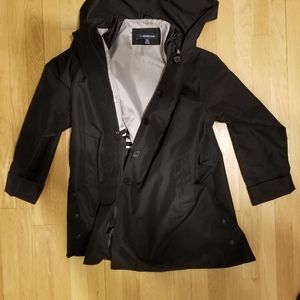 Weather tamer women's L black swing raincoat